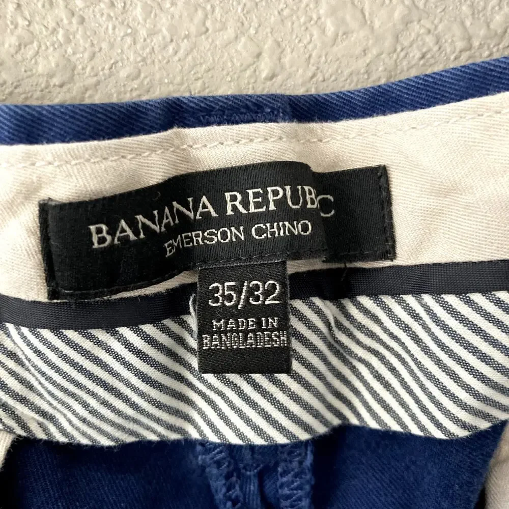 Banana Republic Emerson Chino - Blue - 35/32